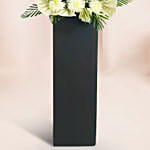 Eternal Condolence Mixed Flowers Black Stand