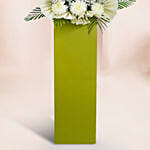 Eternal Condolence Mixed Flowers Green Stand