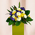 Reverence Condolence Mixed Flowers Green Stand