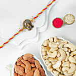 Luxe Ganesha Blessings Rakhi with Dryfruits