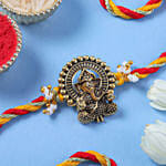 Luxe Ganesha Blessings Rakhi with Gulab Jamun