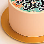 Happy Sisters Day Mono Cake