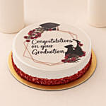 Graduation Red Velvet Cake