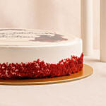 Graduation Red Velvet Cake
