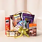 Delicious Chocolates Brown Willow Basket