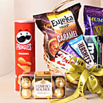 Delicious Chocolates Brown Willow Basket