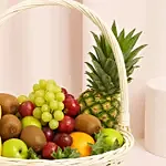 Basket Of Healthy Fruits