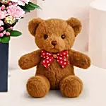 Affairs Of Hearts Arrangement With Teddy Bear