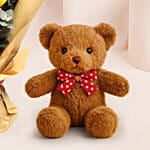 Bouquet Of Sunshine with Teddy Bear