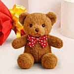 Bouquet of Sweetness With Teddy Bear