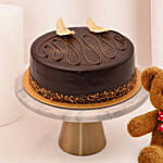Chocolate Cake With Teddy Bear