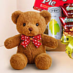 Choco Nuts Hamper With Teddy