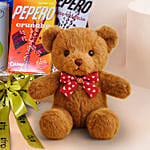 Choco Nuts Treats Gift Hamper With Teddy