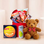 Choco Snack Hamper With Teddy