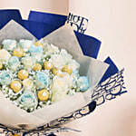 Flowers and Rocher Designer Bouquet