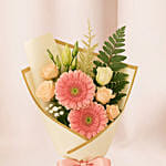 Dignified Mixed Flowers Hand Bouquet