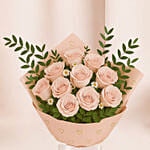 Titanic Rose Chamomile Hand Bouquet