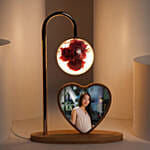 Dreamy Red Flower Photo Light Display