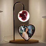 Dreamy Red Flower Photo Light Display