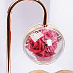 Dreamy Red Flower Photo Light Display