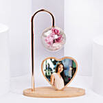 Dreamy Pink Flower Photo Light Display