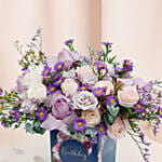 Birthday Roses Vase Arrangement