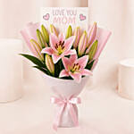 Moms Love Lily Hand Bouquet