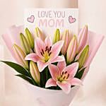 Moms Love Lily Hand Bouquet
