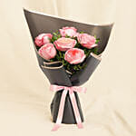 Valentine’s Special Romantic Garden 6 Roses Bouquet