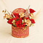 Beauty of Red and Cappuccino Roses