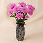 Mothers Day Chrysanthemum Flowers Vase