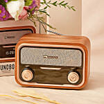 Nakamichi Retro Music Station with Flowers