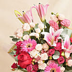 Pink Beauty Mix Flower Grand Bouquet