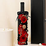 Preserved Roses Arrangement in a Bottle
