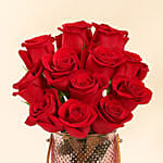 Valentine's Roses Elegance Vase
