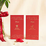 Ravishing Romance Vase With Chocolates Bar