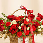 Romantic Rose Basket
