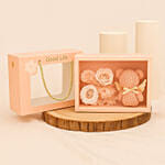 Soap Flowes Desingner Pink Box