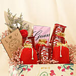 Treats Perfume and Flower Valentine Hamper
