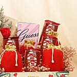 Treats Perfume and Flower Valentine Hamper