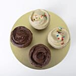 Chocolate and Vanilla Cupcakes