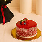 LED Elegance Rose Bouquet with Cake