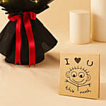 LED Elegance Rose Bouquet with Table Top