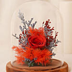 Forever Red Rose In Glass Dome