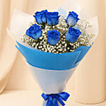 Bouquet Of Blue Roses