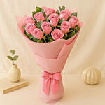 Bunch Of 20 Pink Roses