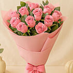 Bunch Of 20 Pink Roses