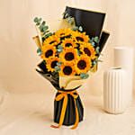 Charismatic Sunflowers Beautifully Bouquet