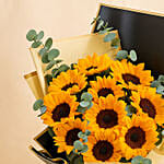 Charismatic Sunflowers Beautifully Bouquet