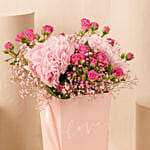 Mothers Day Hydrangea and Roses Flower Box